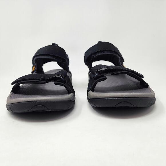 Teva Sandals Men 9 Meacham Black Sport Shoes 3 Adjustable Straps 1110392 - Picture 4 of 10